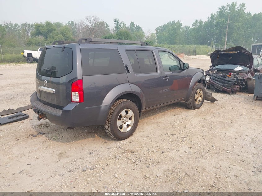 Vin: 5n1ar1nb6ac629185, lot: 46140181, nissan pathfinder s 20104