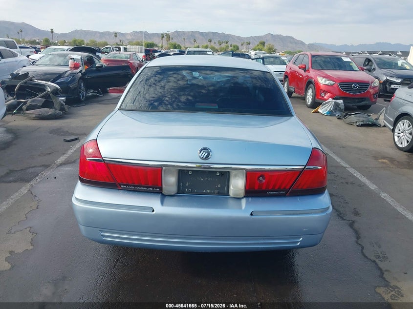 2001 Mercury Grand Marquis Ls VIN: 2MEFM75W41X663657 Lot: 45641665