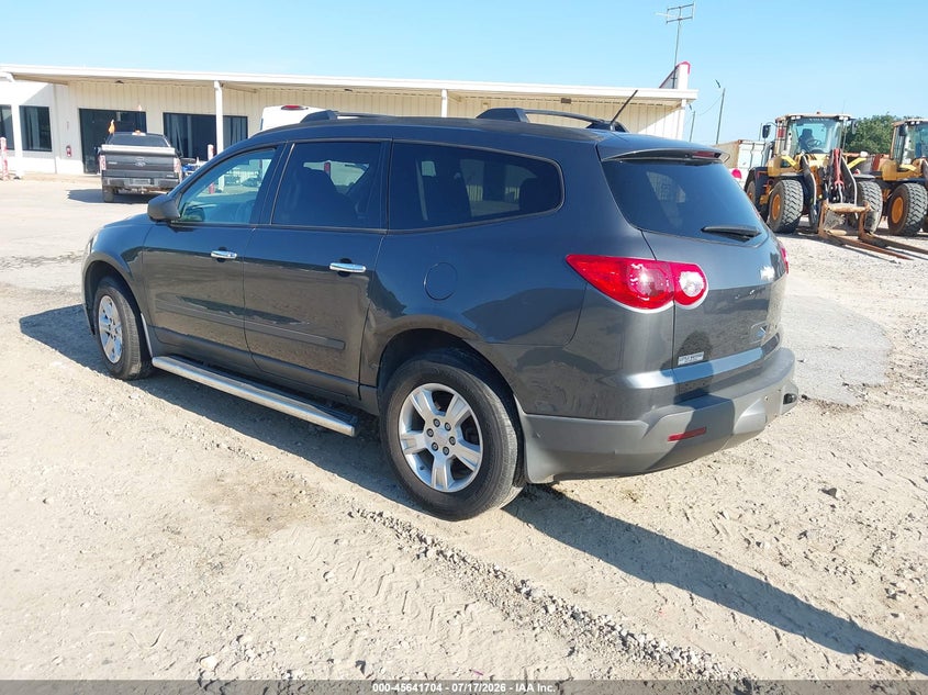 Vin: 1gnkrfed2cj287926, lot: 46140227, chevrolet traverse ls 20123
