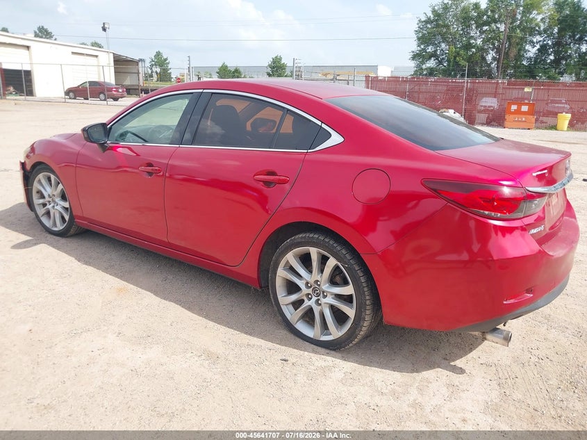 Vin: jm1gj1v53g1428834, lot: 46140230, mazda mazda6 i touring 20163