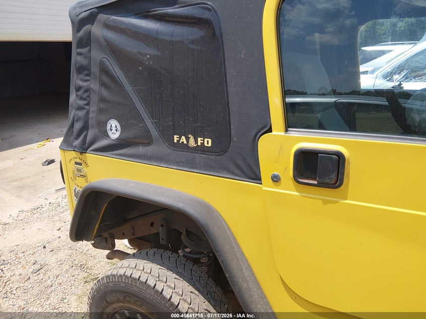 2006 JEEP WRANGLER SPORT UTILITY VEHICLE 4.0L I-6 190HP