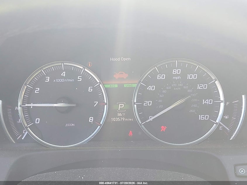 2018 Acura Tlx Advance Pkg VIN: 19UUB3F75JA004091 Lot: 45641731