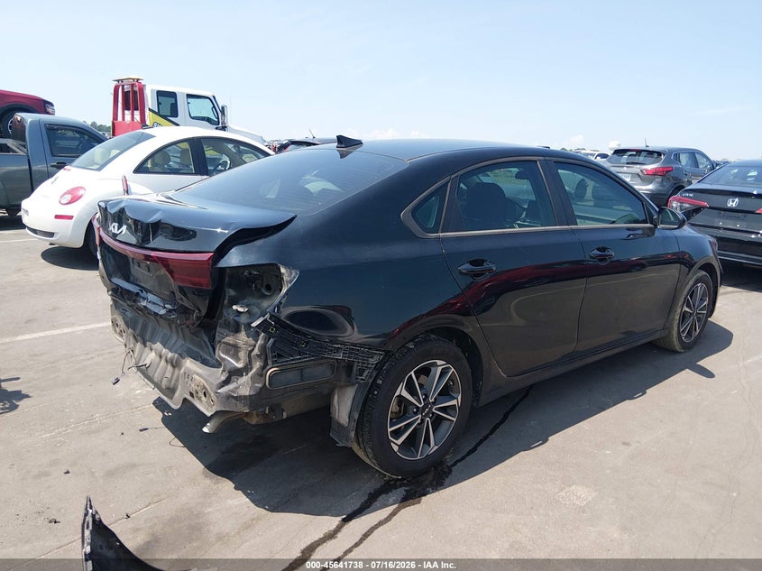 Vin: 3kpf24ad8pe626104, lot: 46140261, kia forte lxs 20234