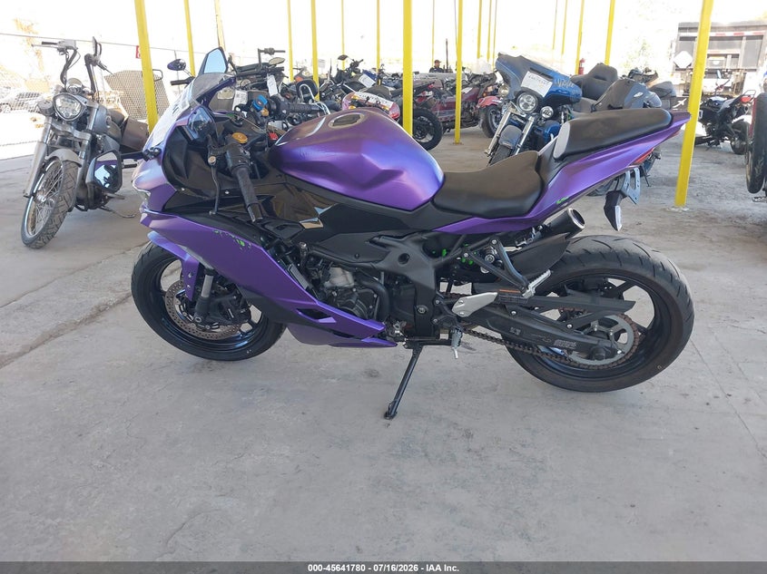 2025 Kawasaki Zx400 S VIN: ML5ZXCS19SDA34683 Lot: 45641780