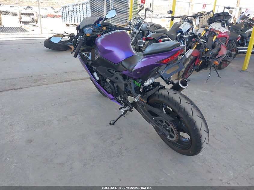 2025 Kawasaki Zx400 S VIN: ML5ZXCS19SDA34683 Lot: 45641780