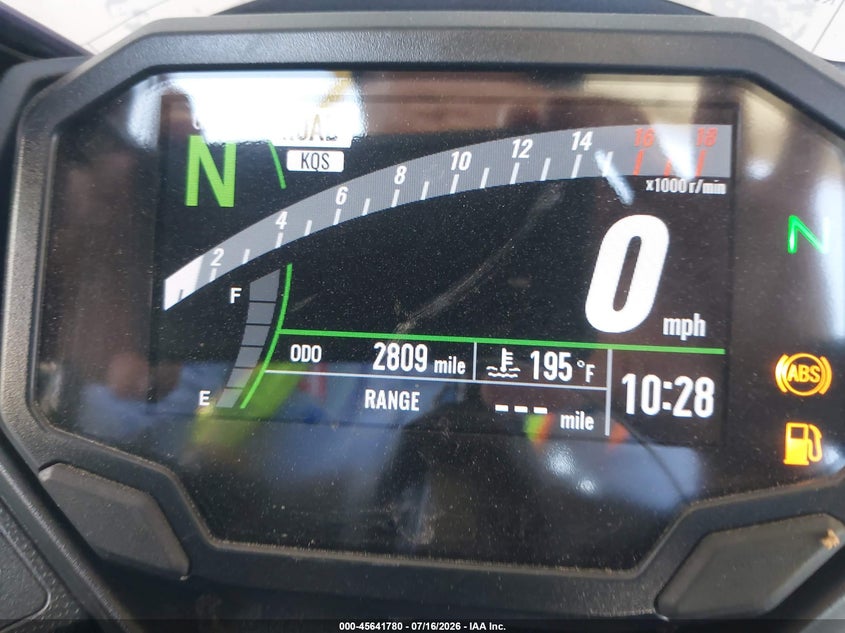 2025 Kawasaki Zx400 S VIN: ML5ZXCS19SDA34683 Lot: 45641780