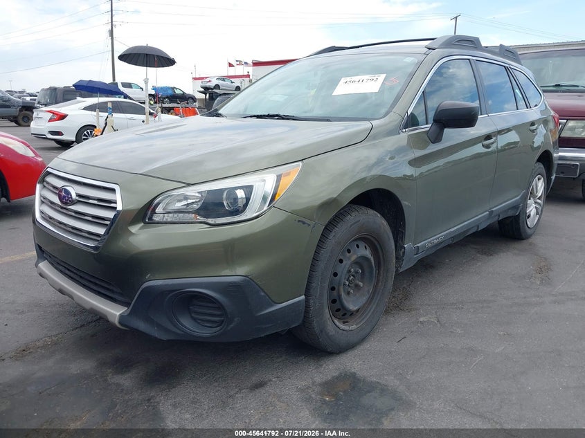 Vin: 4s4bsaac7f3214472, lot: 46140315, subaru outback 2.5i 20152