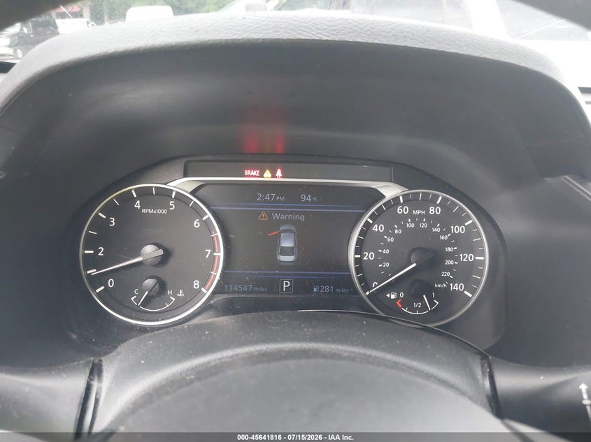 2022 NISSAN ALTIMA auction photo 7