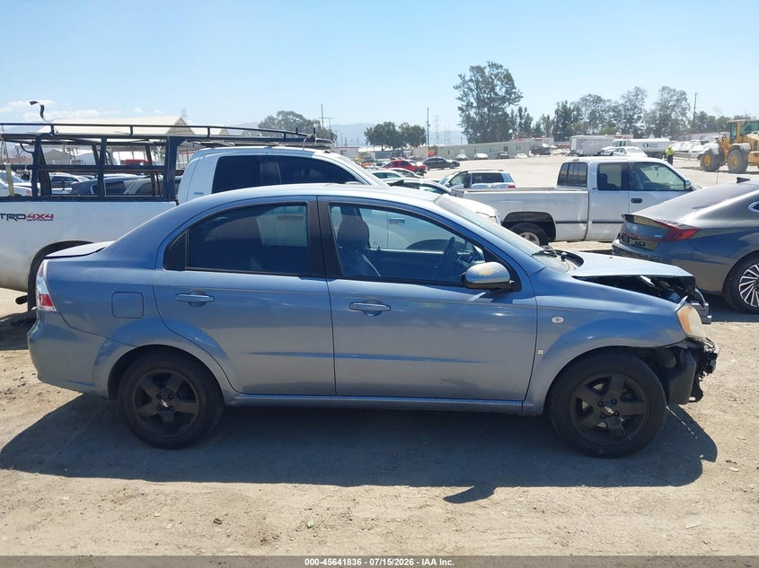 2007 Chevrolet Aveo Lt VIN: KL1TG56617B106383 Lot: 45641836