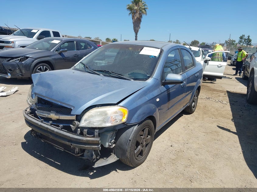 2007 Chevrolet Aveo Lt VIN: KL1TG56617B106383 Lot: 45641836