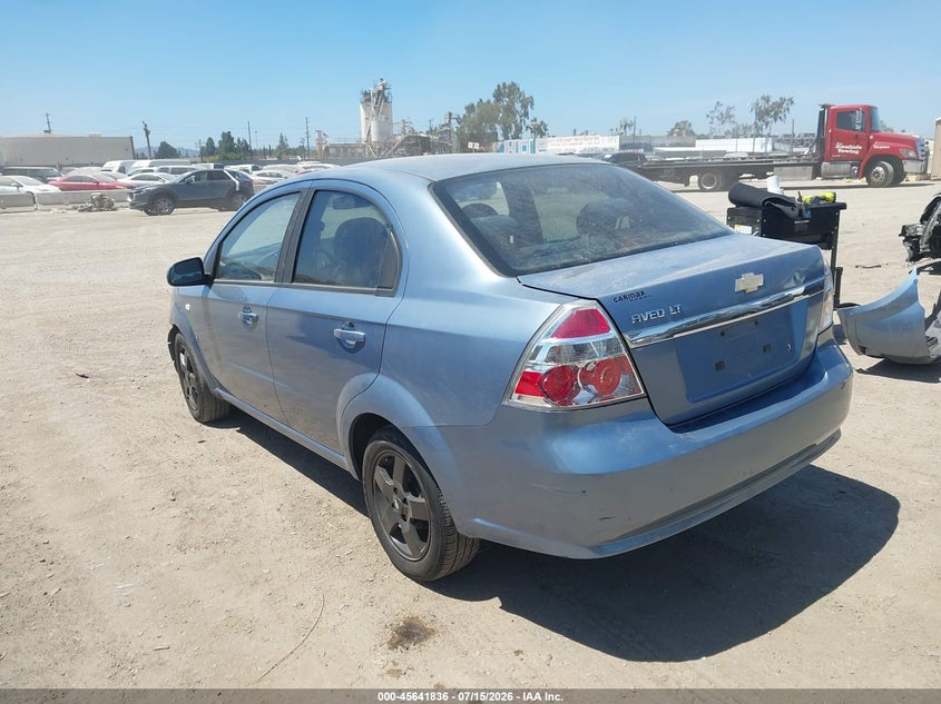 2007 Chevrolet Aveo Lt VIN: KL1TG56617B106383 Lot: 45641836