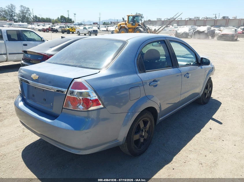 2007 Chevrolet Aveo Lt VIN: KL1TG56617B106383 Lot: 45641836