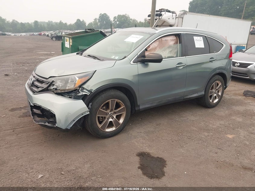 2012 Honda CR-V, Front End, IAAI, VIN JHLRM4H74CC020309 — photo 2