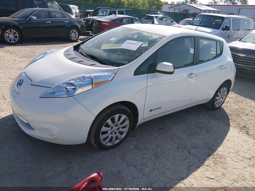 Vin: 1n4az0cp0dc414053, lot: 46140445, nissan leaf s 20132