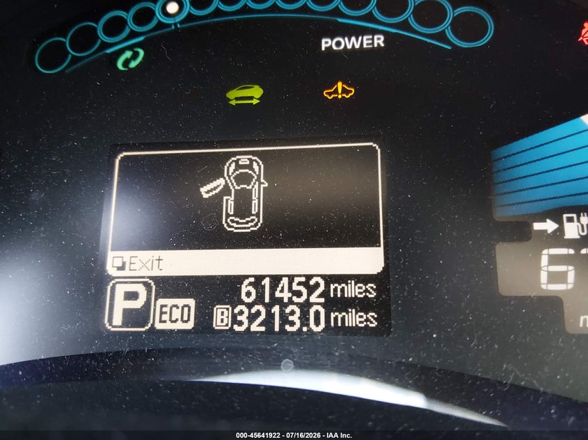 2013 Nissan Leaf S VIN: 1N4AZ0CP0DC414053 Lot: 45641922