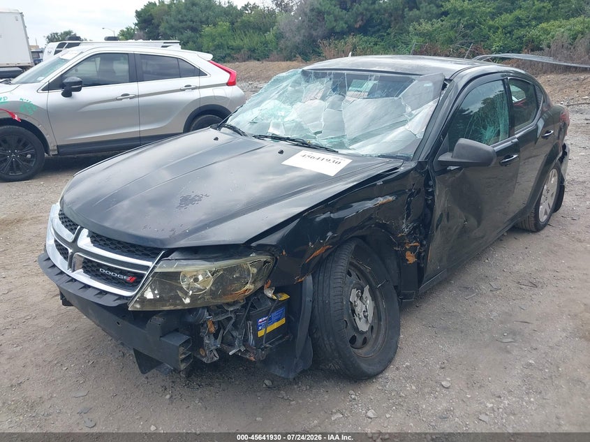 Vin: 1c3cdzab9cn216947, lot: 46140453, dodge avenger se 20122