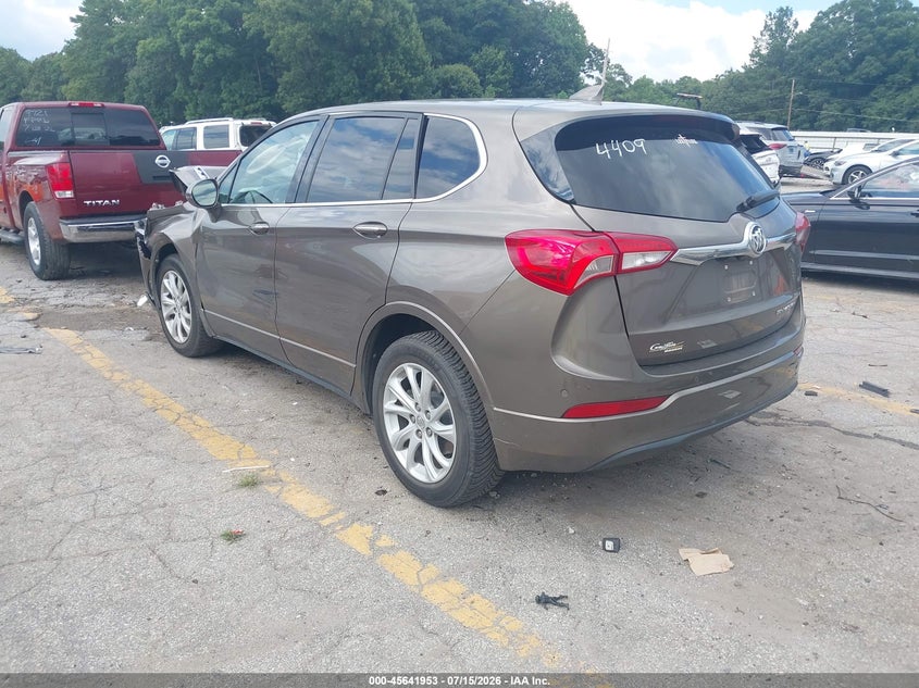 Vin: lrbfxbsa6kd004409, lot: 46140476, buick envision fwd preferred 20193