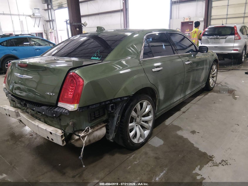 Vin: 2c3ccaegxjh324512, lot: 46140542, chrysler 300 limited 20184