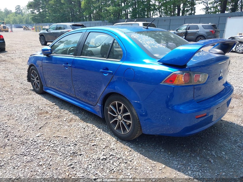 Vin: ja32v2fw1fu018542, lot: 46140578, mitsubishi lancer se 20153