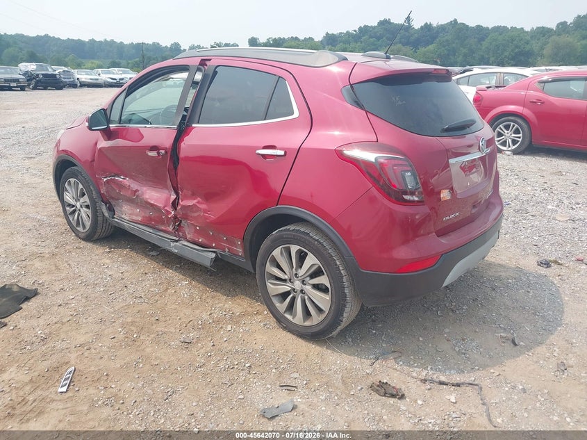 Vin: kl4cjasb4jb632627, lot: 46140593, buick encore preferred 20183