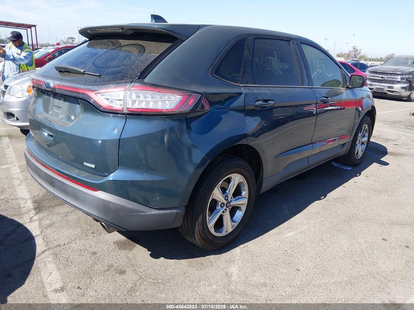 Vin: 2fmpk3g95gbc43077, lot: 46140606, ford edge se 20164