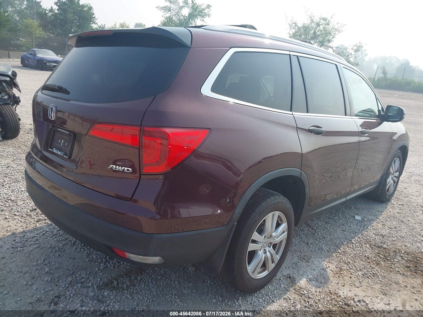 Vin: 5fnyf6h18gb111201, lot: 46140609, honda pilot lx 20164