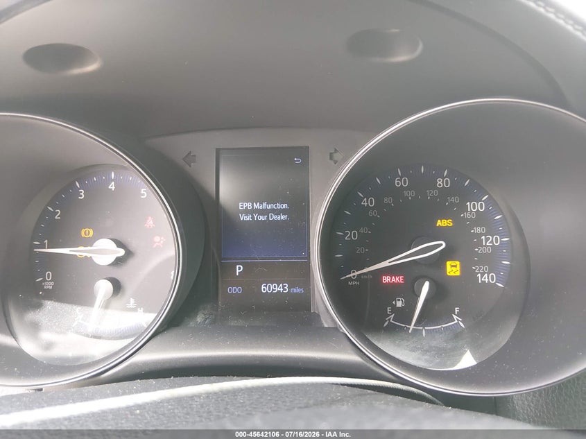 2019 Toyota C-Hr Le VIN: JTNKHMBX0K1060016 Lot: 45642106