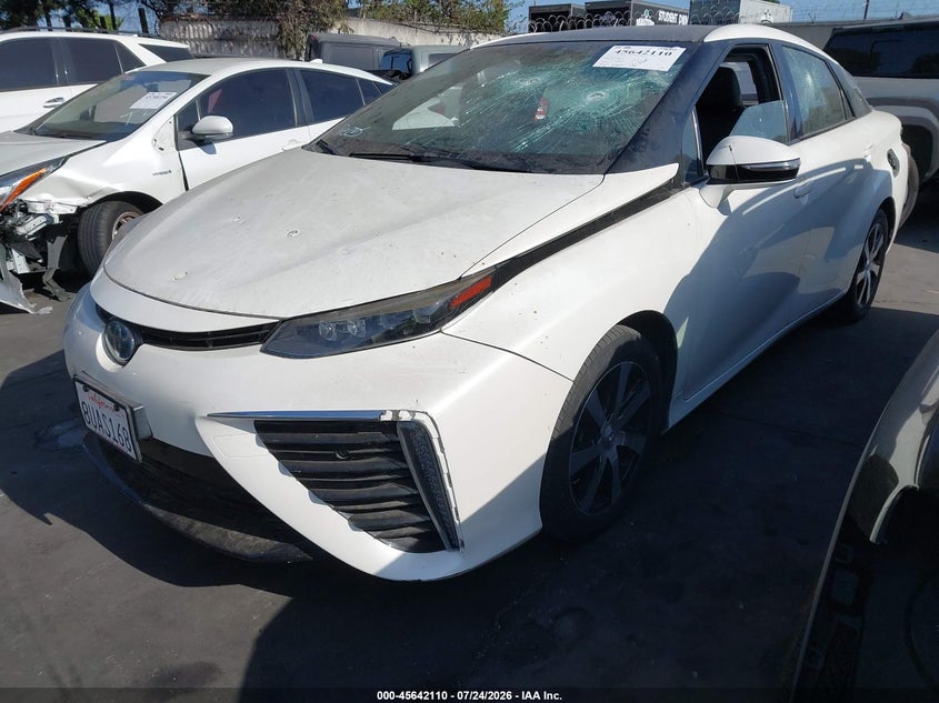 Vin: jtdbvrbd3ha001437, lot: 46140633, toyota mirai 20172