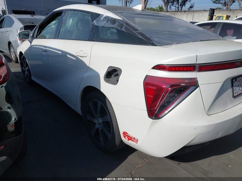 Vin: jtdbvrbd3ha001437, lot: 46140633, toyota mirai 20173