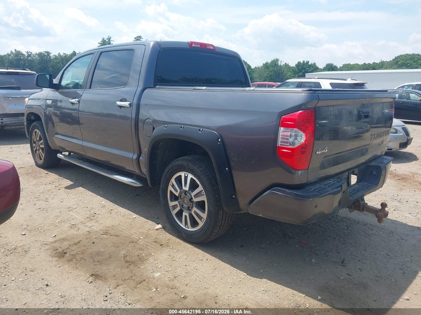 Vin: 5tfay5f1xkx843210, lot: 46140718, toyota tundra platinum 5.7l v8 20193