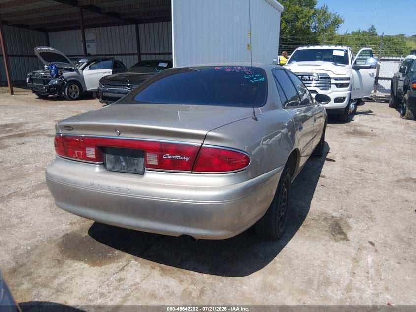 2003 Buick Century Custom VIN: 2G4WS52J831275062 Lot: 45642202