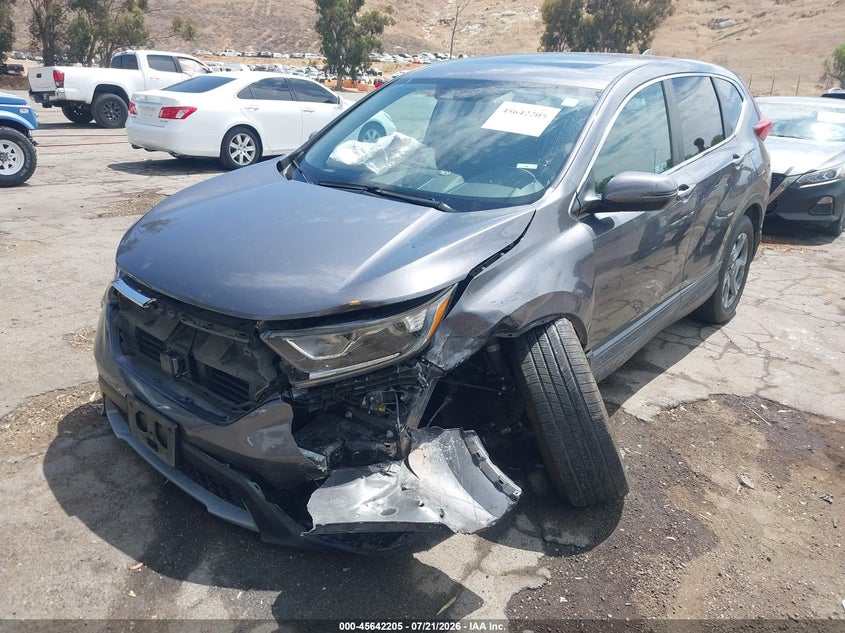 2018 Honda Cr-V Ex, Transmission Damage, IAAI, VIN 2HKRW1H55JH515835 — photo 2