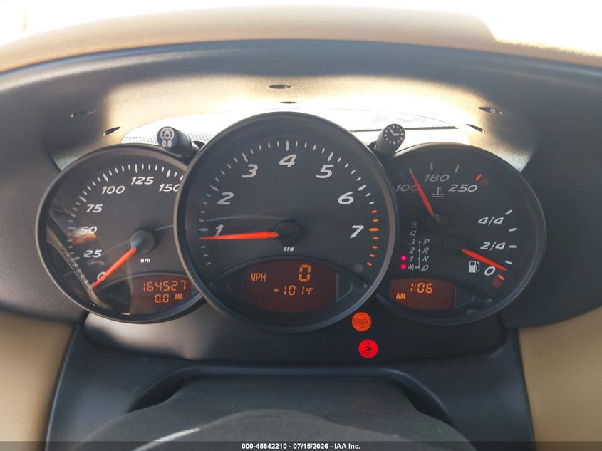 1999 Porsche Boxster VIN: WP0CA2988XU630981 Lot: 45642210