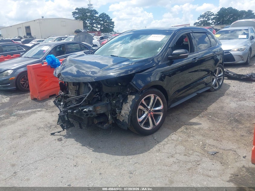 Vin: 2fmtk4ap0fbb18207, lot: 46140756, ford edge sport 20152