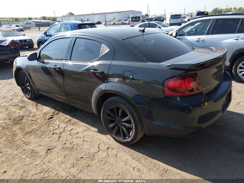 Vin: 1c3cdzcb0dn664296, lot: 46140757, dodge avenger sxt 20133
