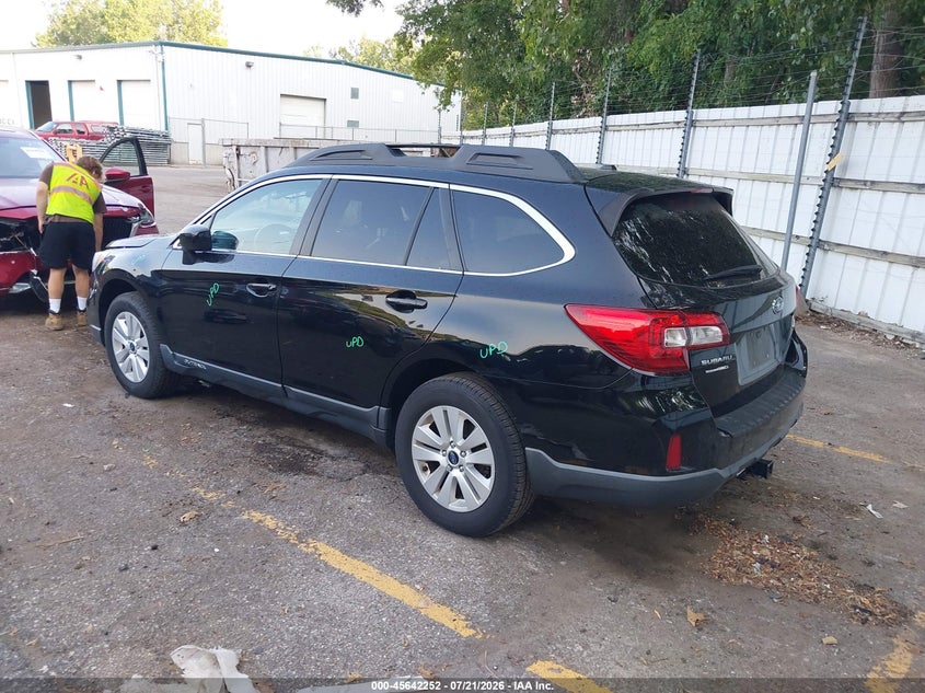 Vin: 4s4bsbcc4f3344759, lot: 46140775, subaru outback 2.5i premium 20153