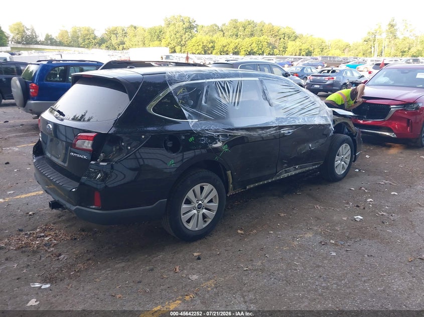 Vin: 4s4bsbcc4f3344759, lot: 46140775, subaru outback 2.5i premium 20154