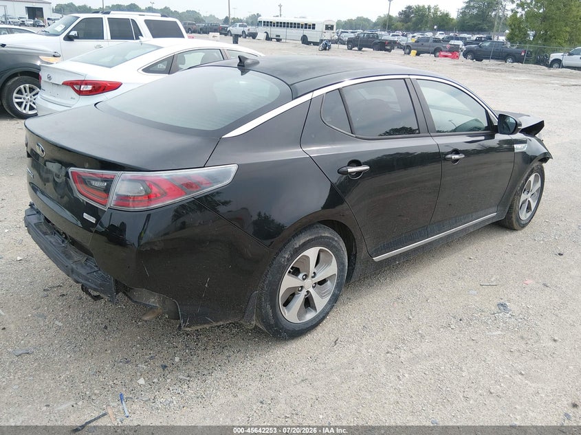 2015 KIA OPTIMA HYBRID auction photo 4
