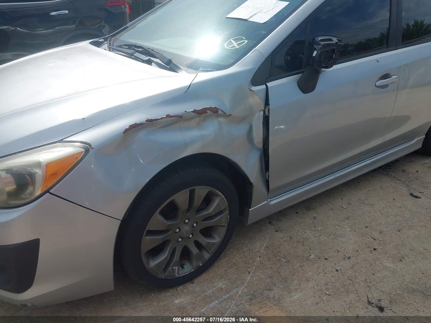 2012 SUBARU IMPREZA auction photo 6