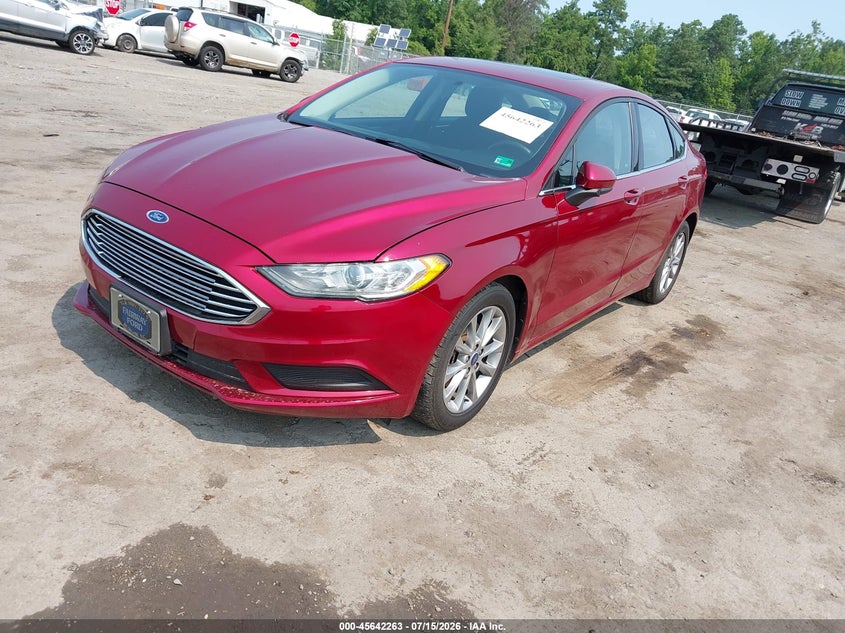2017 Ford Fusion Se 3FA6P0HD1HR304100 photo 1