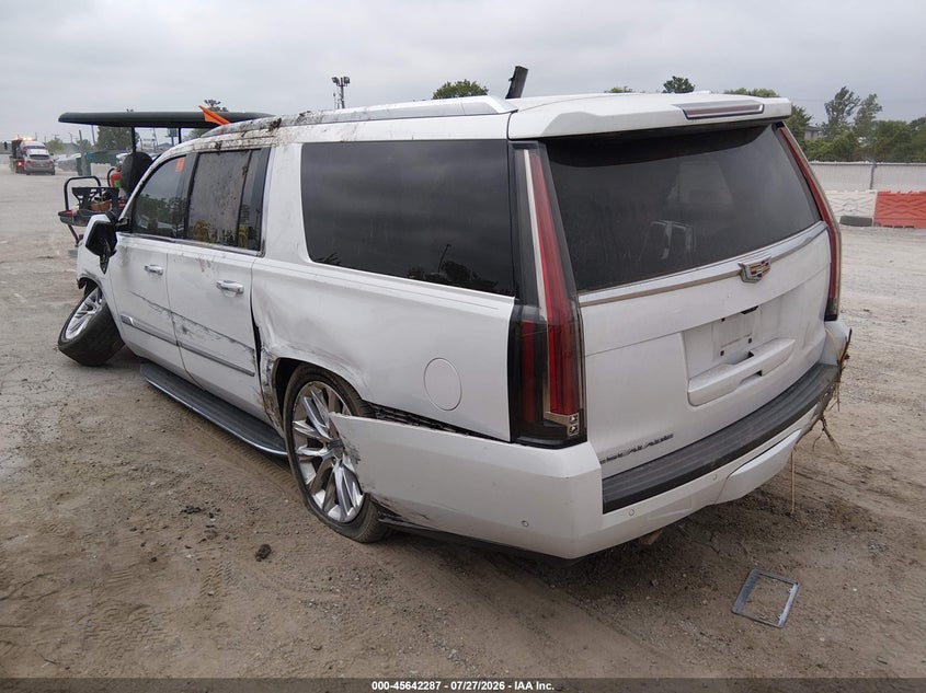 Vin: 1gys3hkj3lr130482, lot: 46140810, cadillac escalade esv 2wd luxury 20203