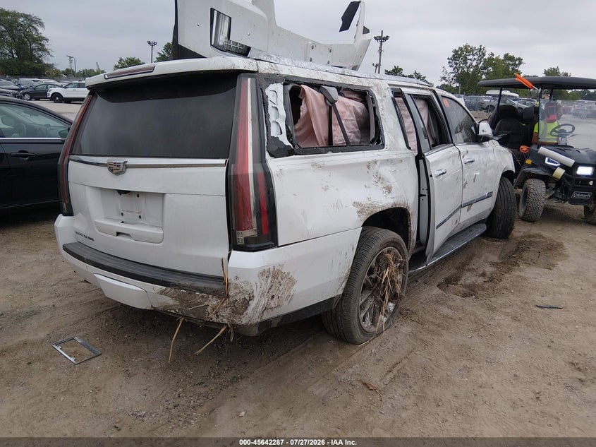 Vin: 1gys3hkj3lr130482, lot: 46140810, cadillac escalade esv 2wd luxury 20204