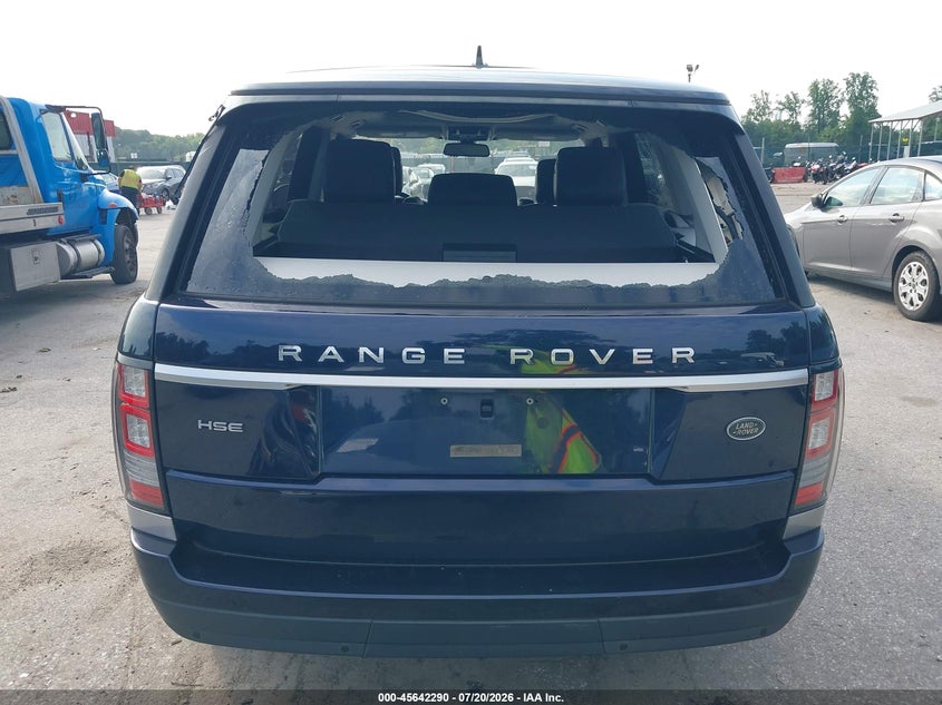 2016 Land Rover Range Rover 3.0L V6 Supercharged Hse VIN: SALGS2PF0GA293636 Lot: 45642290