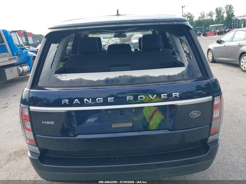 2016 Land Rover Range Rover 3.0L V6 Supercharged Hse VIN: SALGS2PF0GA293636 Lot: 45642290