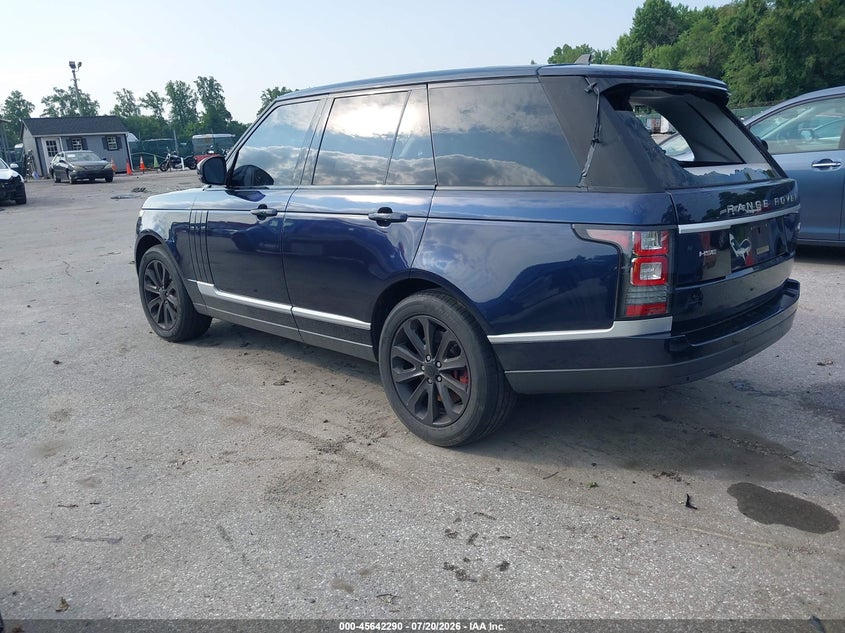 Vin: salgs2pf0ga293636, lot: 46140813, land rover range rover 3.0l v6 supercharged hse 20163