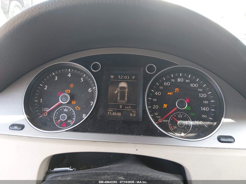 2010 Volkswagen Passat Komfort VIN: WVWXK7AN0AE066208 Lot: 45642292