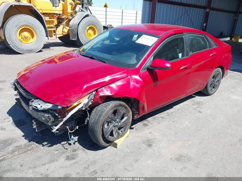 2021 Hyundai Elantra Sel, Front End, IAAI, VIN KMHLM4AG2MU177924 — photo 2