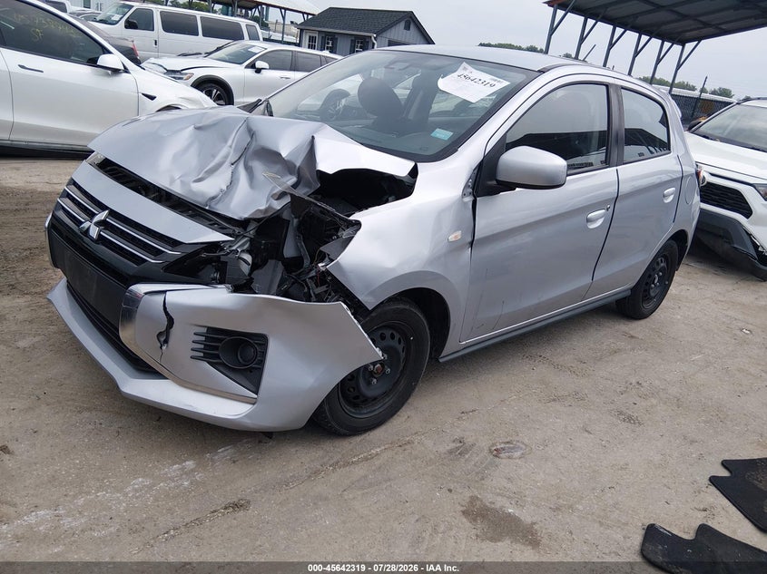 Vin: ml32auhj4nh001660, lot: 46140842, mitsubishi mirage es 20222