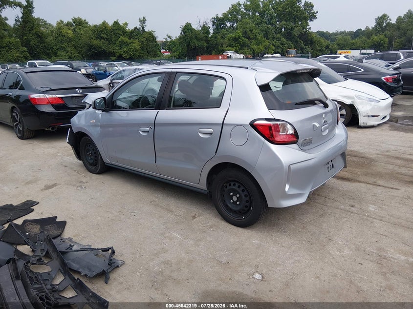 Vin: ml32auhj4nh001660, lot: 46140842, mitsubishi mirage es 20223