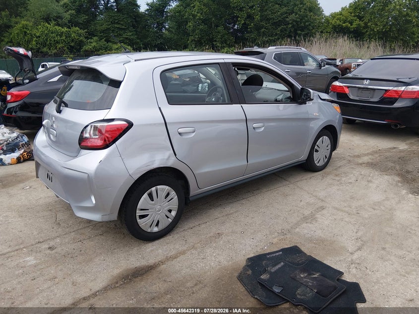 Vin: ml32auhj4nh001660, lot: 46140842, mitsubishi mirage es 20224